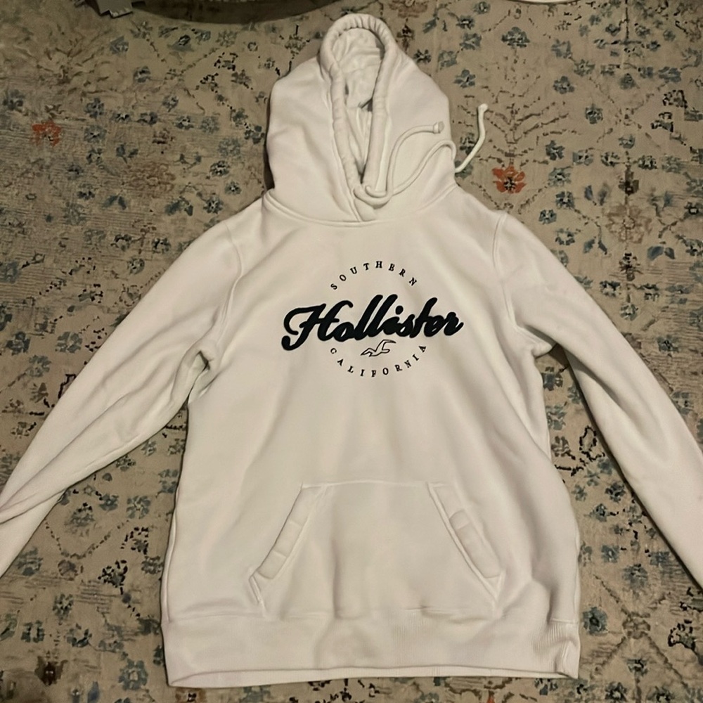 Hollister White Hoodie
